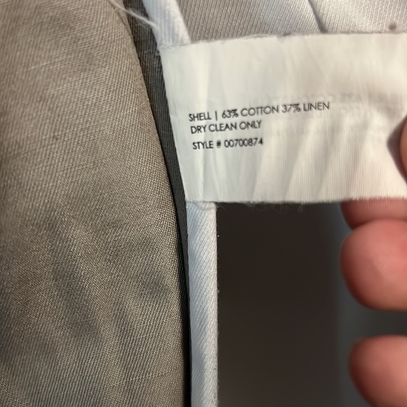 Club Monaco women’s cotton/linen short sleeve trench coat - Picture 4 of 5